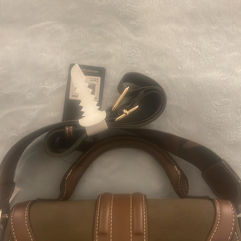 Olive True Religion Snap Closure Bag - Picture 5 of 9